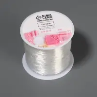 Нить для плетения, эластичная, 100&plusmn;1 м, d=0.4 мм, прозрачная