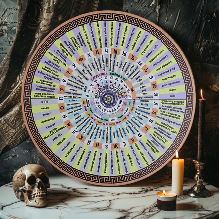 Диагностическая доска для маятника Диагностическая доска для маятника "Выбор пути", d=27см