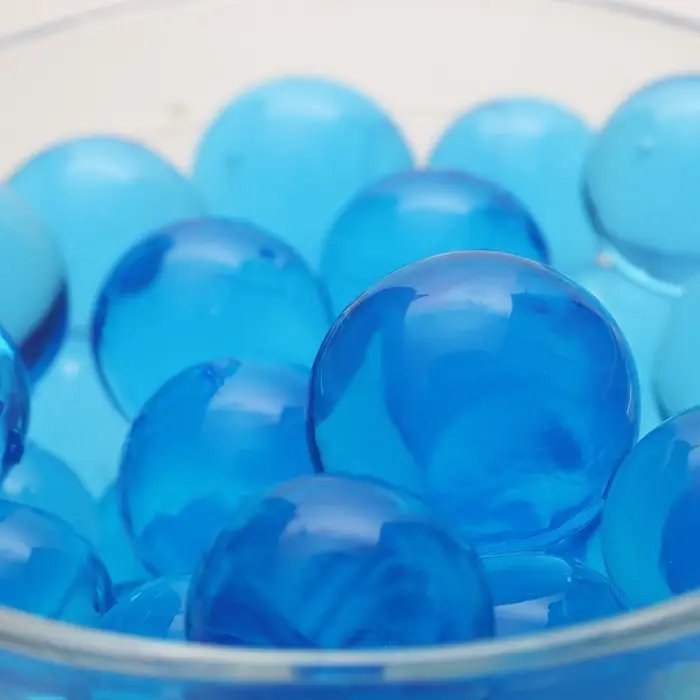 Аквагрунт, крупный гидрогель декоративный для цветов, синий, 50 г