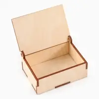 Коробка подарочная деревянная &laquo;Пей like a boss&raquo; 8.5&times;6&times;3.5 см