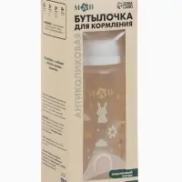 Бутылочка для кормления, широкое горло &Oslash;50 мм, +3мес., 260 мл, M&B
