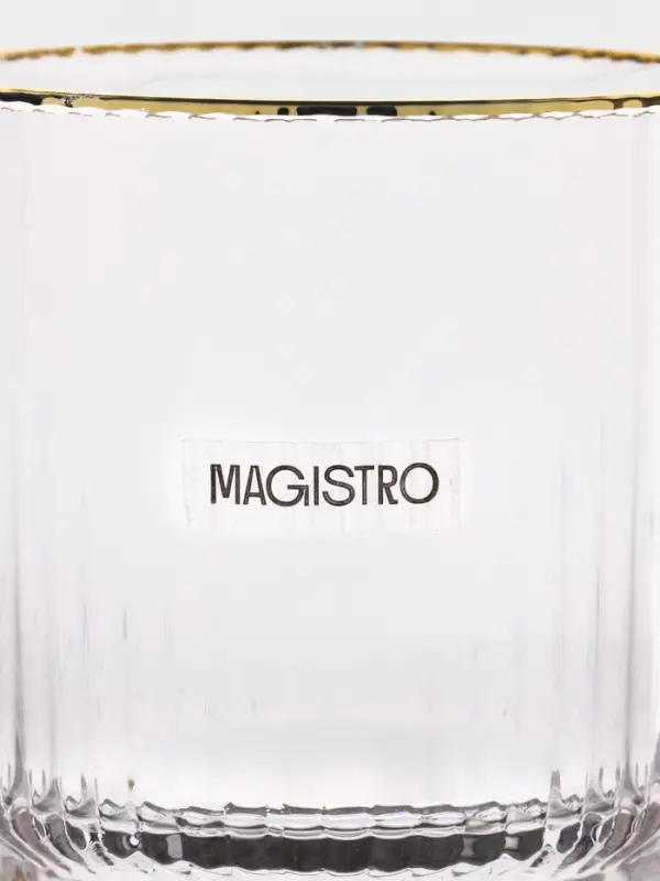 Стакан Magistro &laquo;Орион&raquo;, 320 мл, с золотой отводкой, стекло, прозрачный