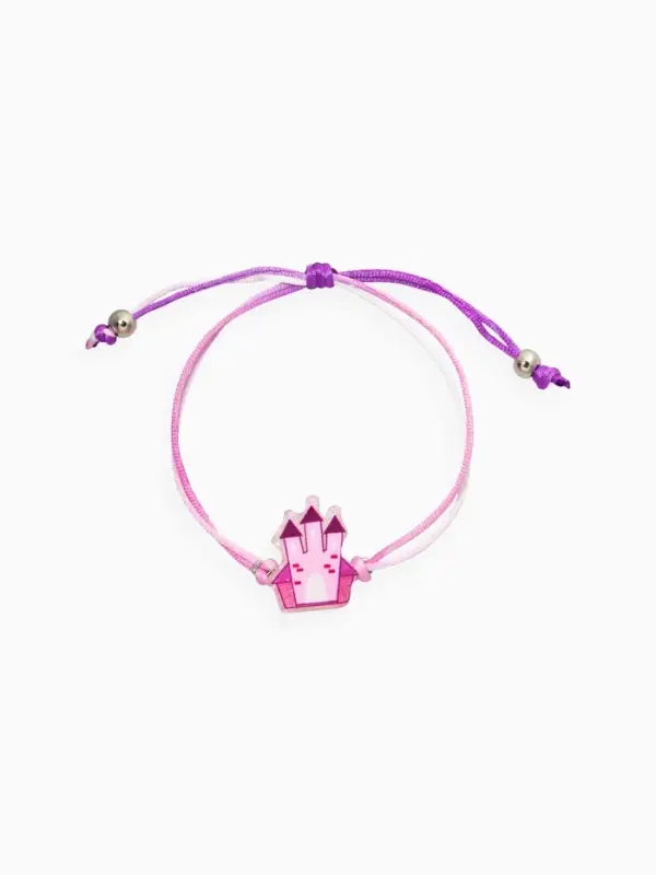 Браслет детский набор 3 шт. "Выбражулька" замок, силиконовый, разноцветный