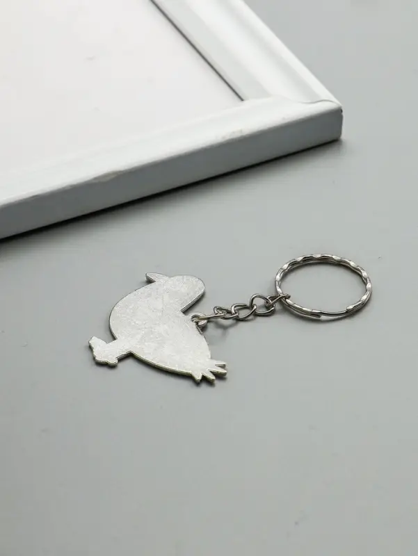 Брелок для ключей на кольце &laquo;Чайка белая&raquo;, металл, 4&times;4 см