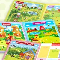 Магнитная книжка-игрушка &laquo;Сказки&raquo;, 8 стр.