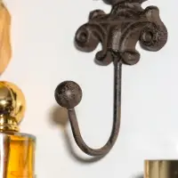 Крючок настенный &laquo;Сова на ветке&raquo;, ключница декоративная, чугун, 8&times;18&times;6 см