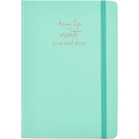 Ежедневник недатированный мятный, А5 136 л., Story, ATTACHE