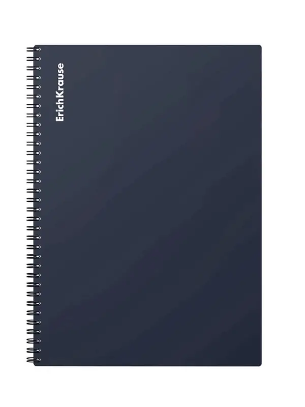 Тетрадь на спирали ErichKrause. Classic А4, 60 листов, в клетку, пластиковая обложка, блок офсет, МИКС