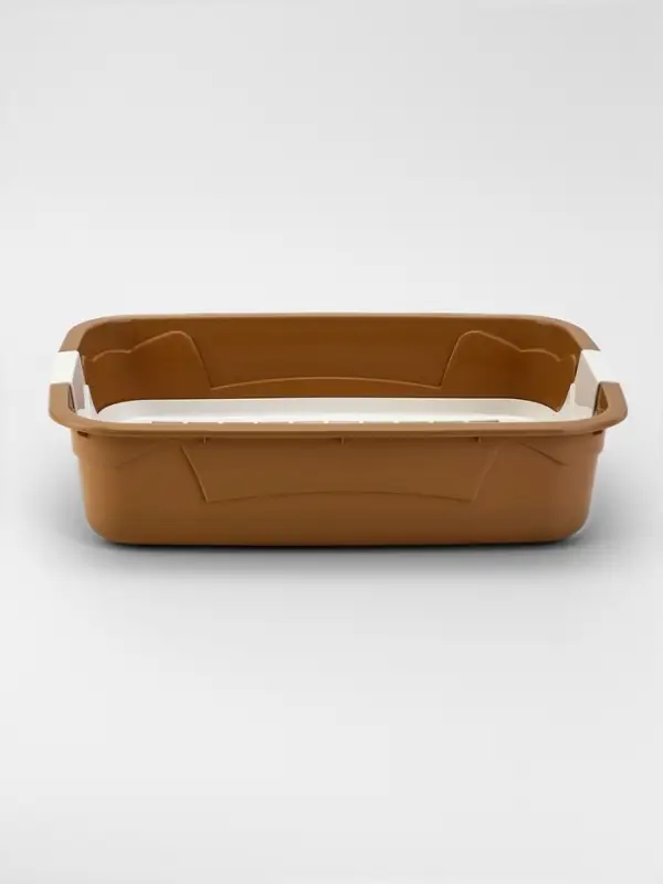 Туалет с сеткой, 44&times;33&times;11.5 см, бежевый, белый