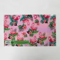 Обложка для тетрадей и школьного дневника &laquo;Фламинго&raquo;, 34.7&times;21.1 см