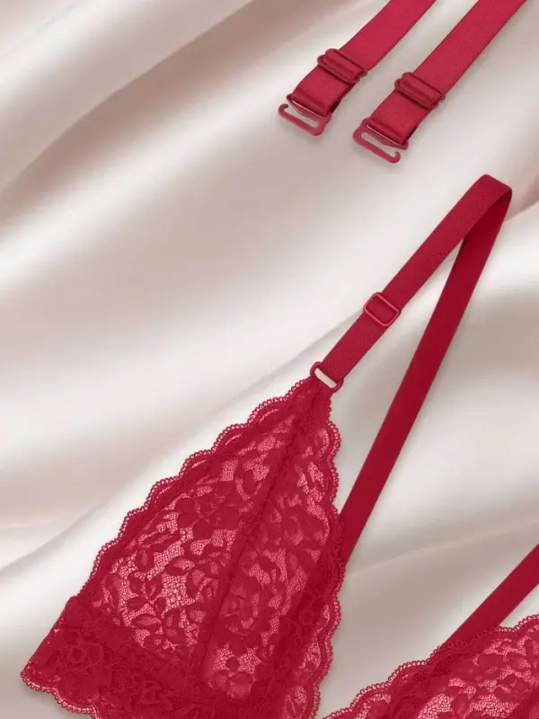 Лямки для бюстгальтера, текстильные, 1.5 см, 37 см, пара, бордовые Лямки для бюстгальтера, текстильные, 1.5 см, 37 см, пара, бордовые