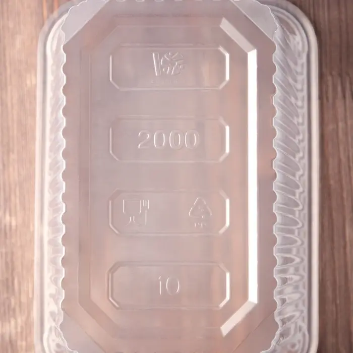 Контейнер одноразовый «Юпласт», пластик, 2 л, 18.6×13.2×13 см, прозрачный