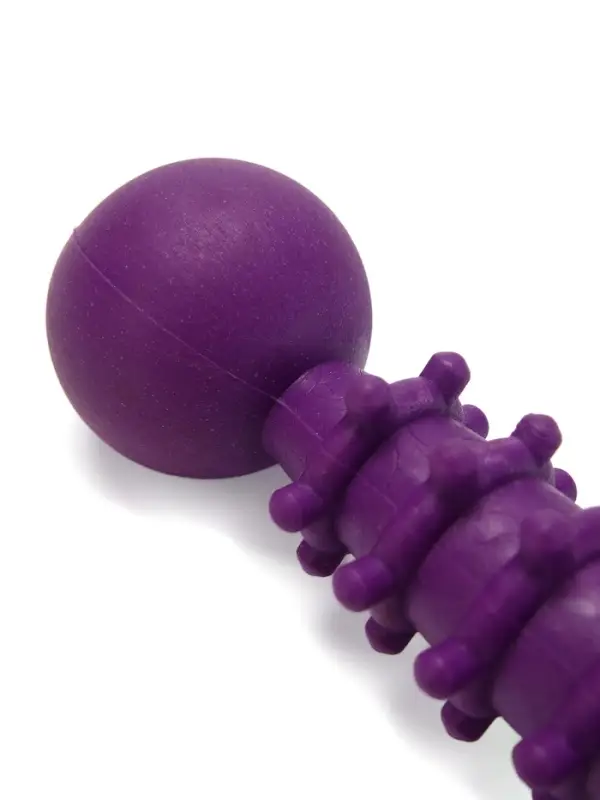 Жевательная игрушка для собак &laquo;Спортсмен&raquo;, 15.5 см, TPR, фиолетовая