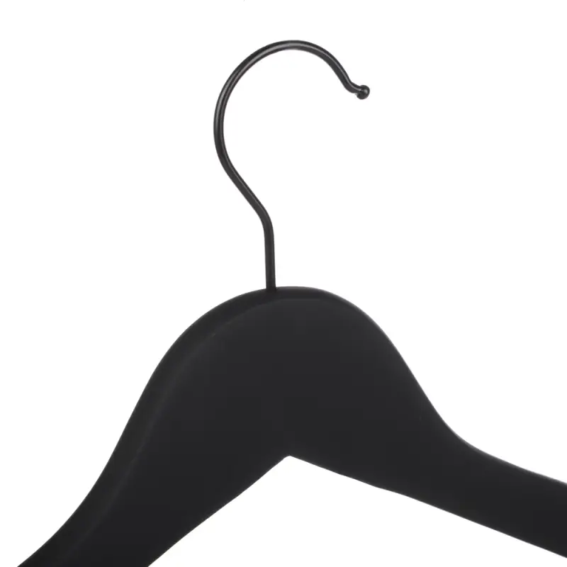 VETTA Вешалка деревянная, софт тач, 44.5x23x1.2см, черная