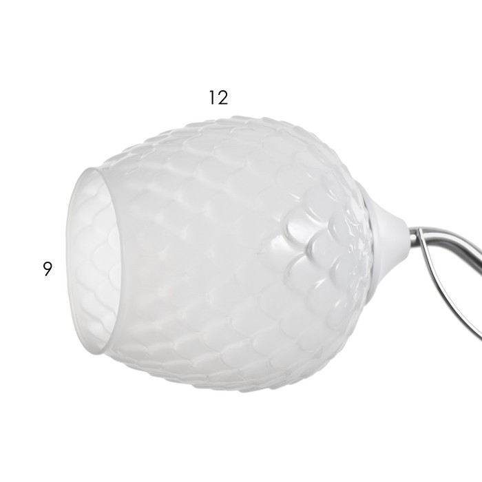 Люстра Люстра "Элия" 5хЕ27 40Вт бело-хромовый 49х49х18 см BayerLux