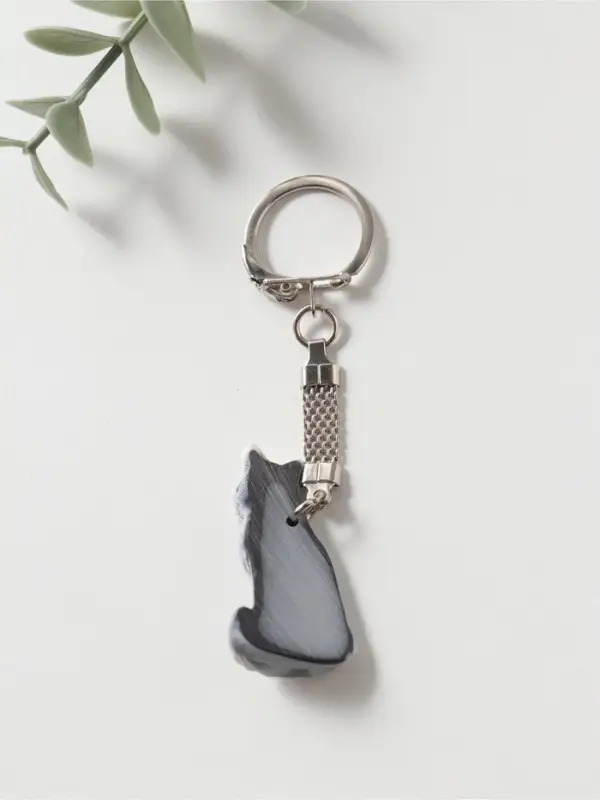 Брелок "Лисичка сидит" (барельеф), 3,5см