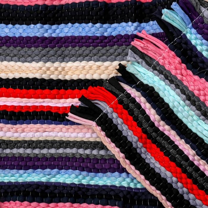 Коврик-половичок для дома средний Доляна, 48×78 см, цвет МИКС