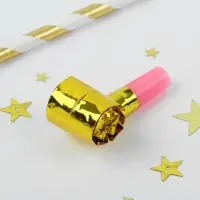 Язычок карнавальный &laquo;Голография&raquo;, 4.5 см, набор 24 шт., МИКС