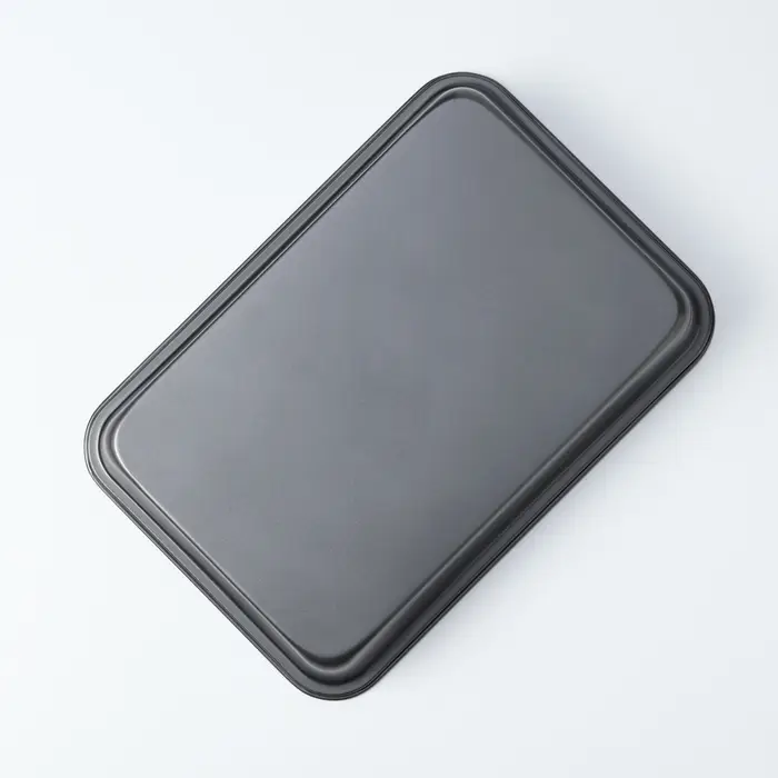 Противень Доляна «Прямоугольник. Жаклин», 32×22×4,5 см, антипригарное покрытие, цвет чёрный Противень Доляна «Прямоугольник. Жаклин», 32×22×4,5 см, антипригарное покрытие, цвет чёрный