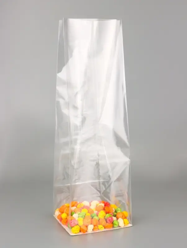 Пакет с жестким дном, 14&times;14&times;45 &laquo;Прозрачный&raquo;