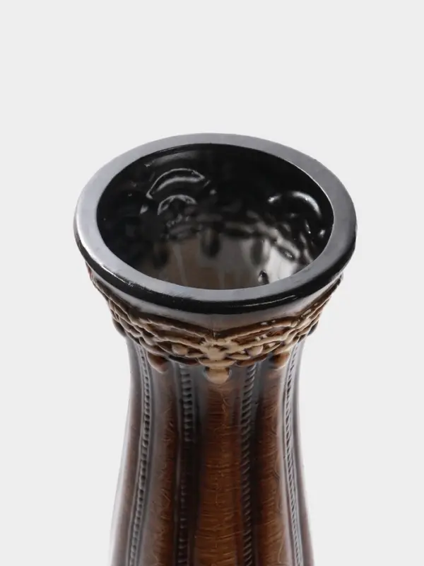 Ваза напольная керамика "Чаиро" 60х16 см, коричневый