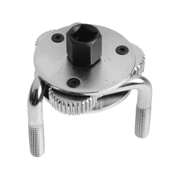 Съемник масляного фильтра ТУНДРА, круглые зажимы, тип  Съемник масляного фильтра ТУНДРА, круглые зажимы, тип "краб", под квадрат 1/2", 69 - 136 мм   928188