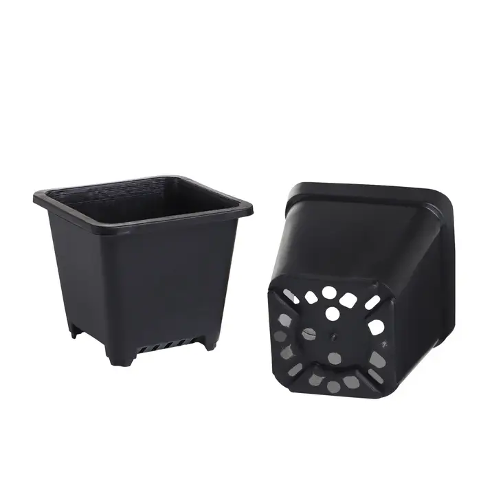 Горшок для рассады, 250 мл, d=9 см, h=8 см, пластик, чёрный, Greengo Горшок для рассады, 250 мл, d=9 см, h=8 см, пластик, чёрный, Greengo