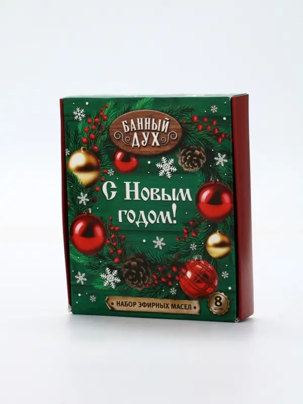 Эфирное масло, набор 8 шт х 10 мл, Банный Дух