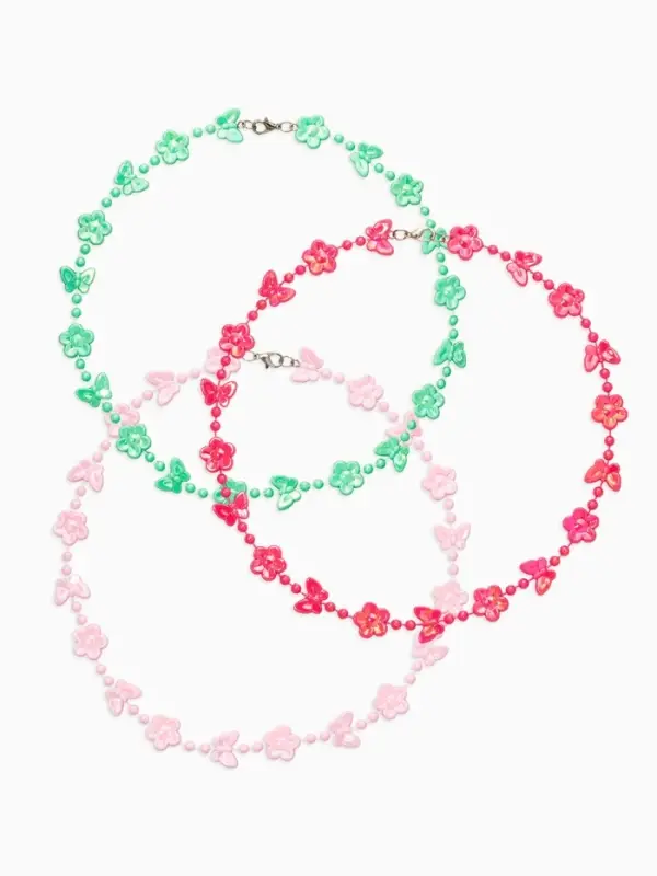 Бусы детские Выбражулька «Бабочки», 40 см, цвет МИКС Бусы детские Выбражулька «Бабочки», 40 см, цвет МИКС