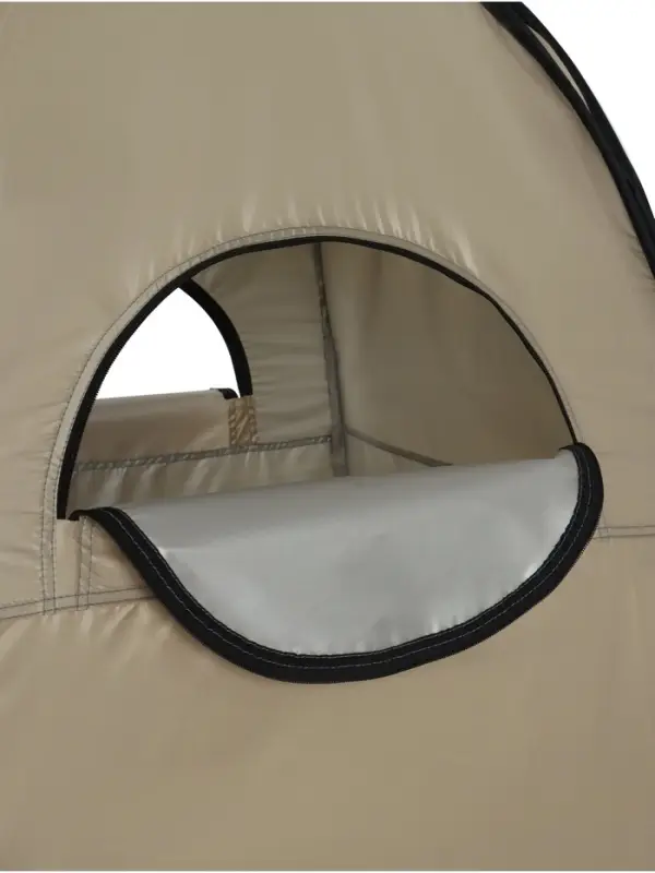 Палатка туристическая для душа и туалета maclay, 120&times;120&times;195 см, автоматическая, трекинговая, однослойная, бежевая