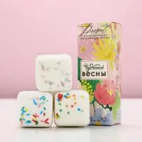 Бомбочки для ванны с добавками &laquo;Чудесной весны!&raquo;, 3&times;70 г, Чистое счастье