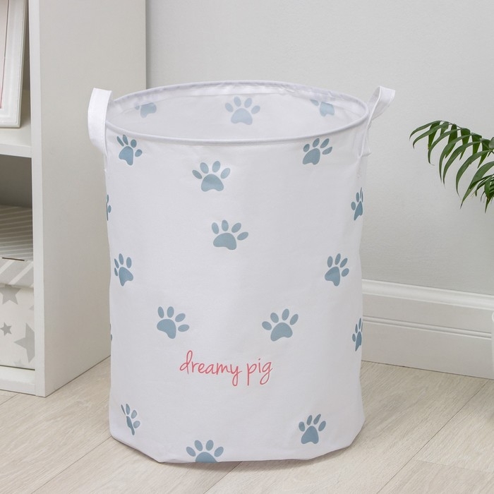 Корзина бельевая текстильная «Зоопарк», 35×45 см Корзина бельевая текстильная «Зоопарк», 35×45 см