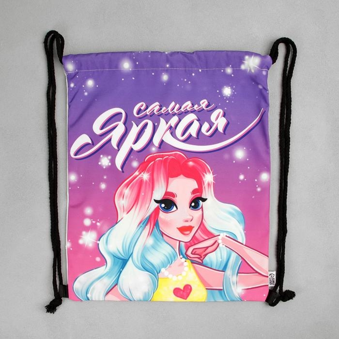 Сумка для обуви «Самая яркая», текстиль, размер 41×34 см Сумка для обуви «Самая яркая», текстиль, размер 41×34 см