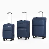 Чемодан на колёсах TEXTURA, кодовый замок, с увеличением, 47&times;30&times;78 см, 28", синий