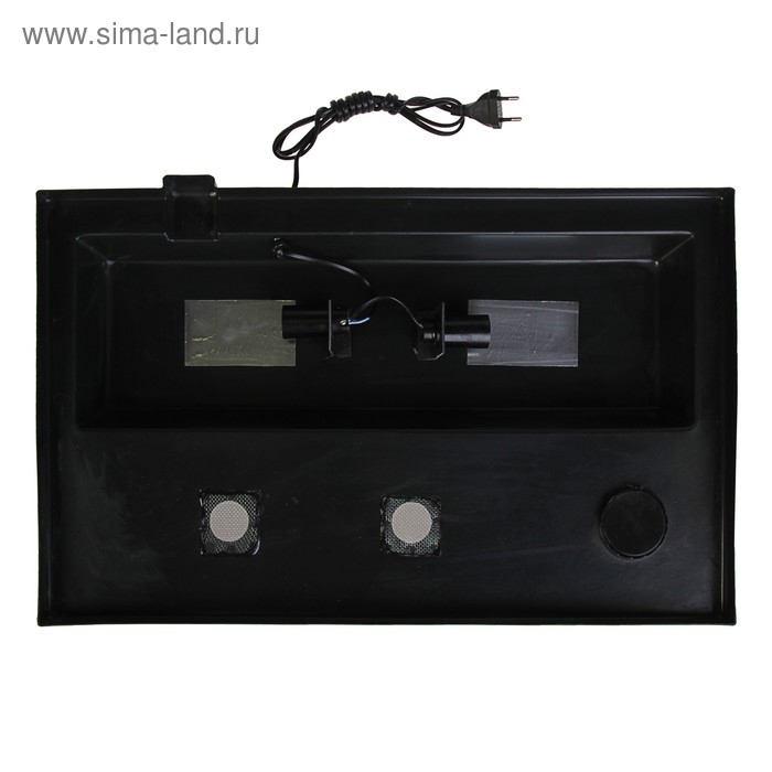 Террариум с крышкой, 50 литров, 55 х 33 х 29 см, черный Террариум с крышкой, 50 литров, 55 х 33 х 29 см, черный