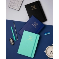 Ежедневник недатированный мятный, А5 136 л., Story, ATTACHE