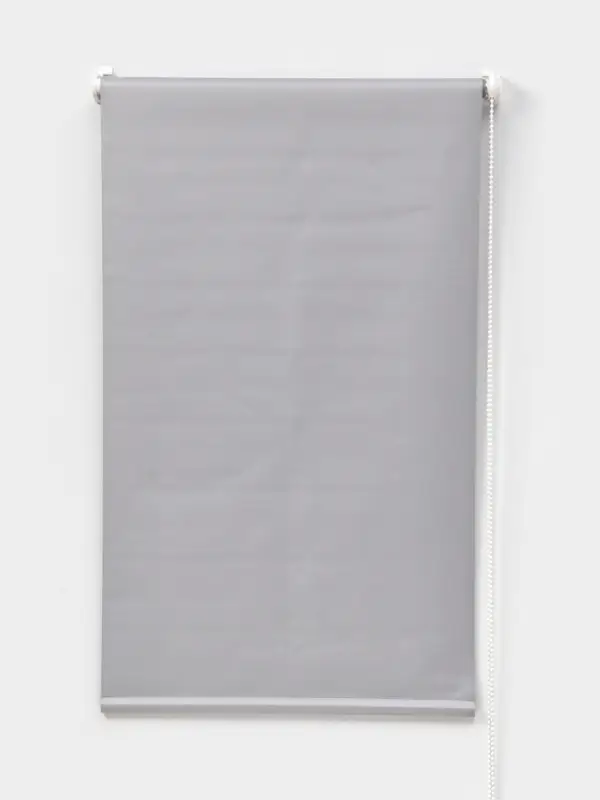 Штора рулонная 50х160см "Блэкаут" (по полотну 47х160см), цвет серый