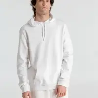 Толстовка с капюшоном унисекс Hoodie, белая, размер S