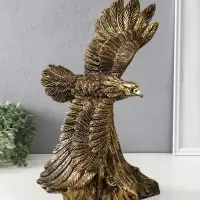Фигура полистоун &laquo;Орёл парящий&raquo;, 43&times;43&times;23 см, под бронзу