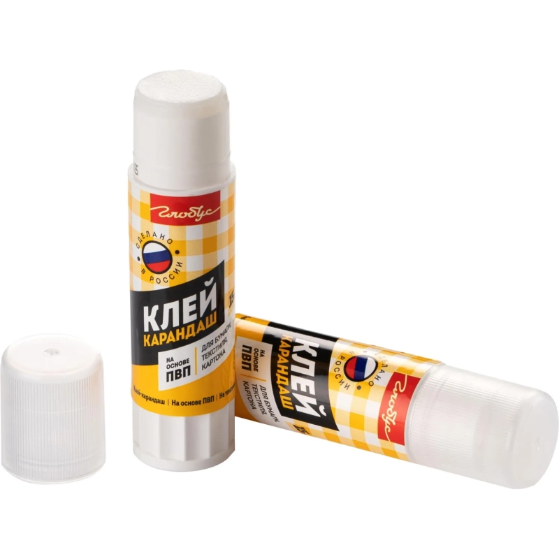 Клей-карандаш 15г Глобус ПВП 1022