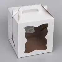Кондитерская упаковка, коробка для торта &laquo;Клякса&raquo;, 26&times;26&times;28 см