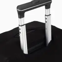 Чехол на чемодан на колёсах, 28" (L), однотонный, чёрный