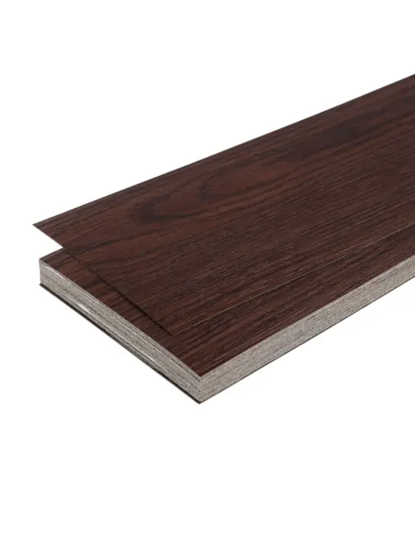 Плитка виниловая самоклеящаяся 91х15 см, ясень темный