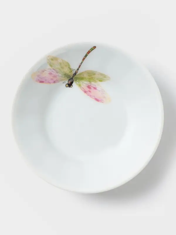 Блюдце Добрушский завод &laquo;Стрекоза&raquo;, 105 мл, d=11 см, фарфор, белая