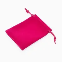 Набор мешочков бархатных 50 шт. , 7&times;9 см, ярко-розовый