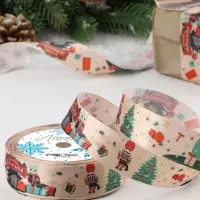 Лента атласная &laquo;Щелкунчик&raquo;, 25 мм, 23 &plusmn; 1 м
