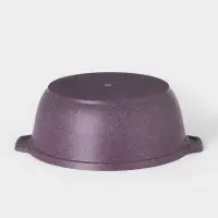 Кастрюля-жаровня KUKMARA Trendy style, 4 л, d=26 см, h=11 см, антипригарное покрытие, стеклянная крышка, фиолетовая
