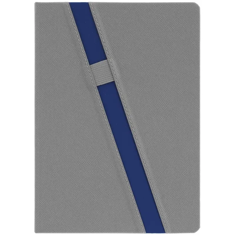 Ежедневник Rubikon на заказ, недатированный серо-синий