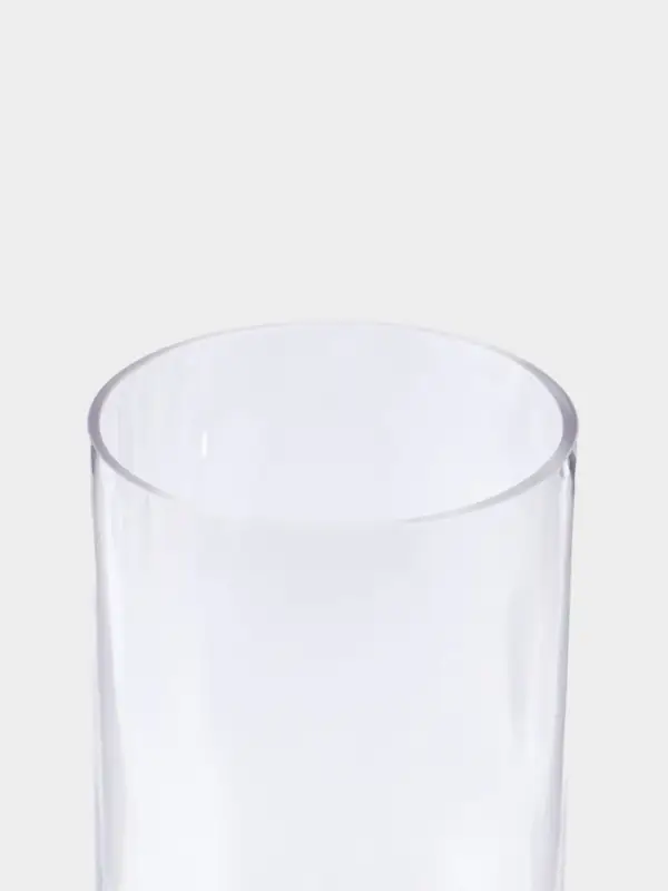 Ваза стекло настольная с крышкой "Альваро" 30х15 см, прозрачный