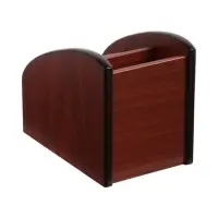 Органайзер 3 секции, серия Орех с кантом темным, 10&times;15.5 см